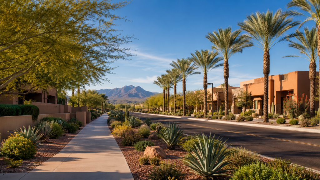 Roadway in Chandler, AZ
