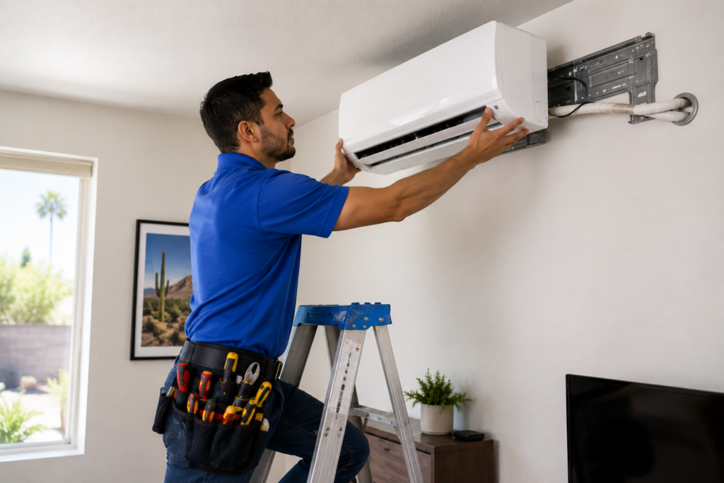 AC Installation technician in Tempe, AZ​